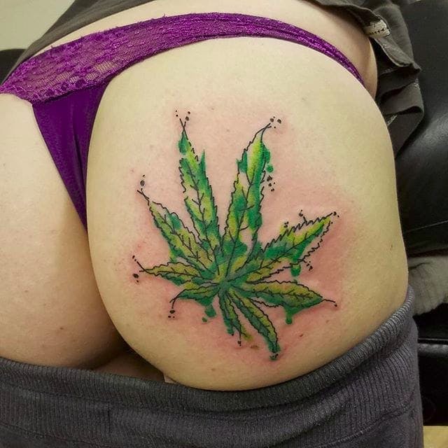 Top Sexy Stoner Tattoos & Cool 420 INK Enter Now -